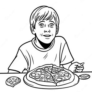 Kevin Mccallister Z Pizza Kolorowanka 9677-7894