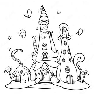 Kolorowanka Domow Whoville 9826-8081